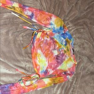 Sheer Long sleeve fashion nova shirt